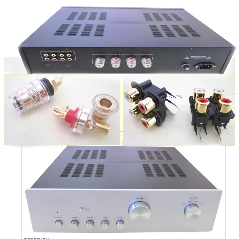 Kyyslb 435*380*110mm aluminium verstärker chassis diy box shell SP-22 high-end integrierter
