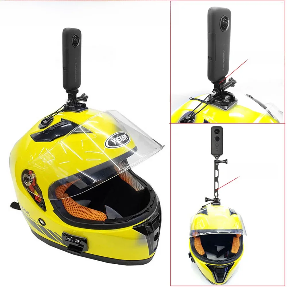 TUYU Insta360 One X Helm Stehen für Insta 360 Zubehör Fahrrad Motorrad Extreme Sport Stehen Helm