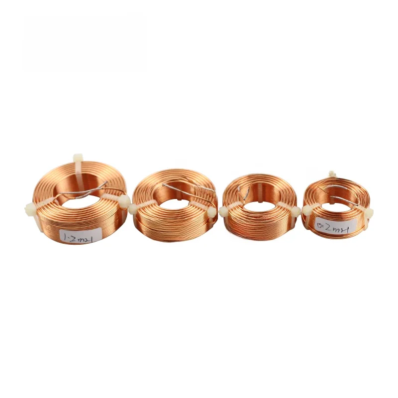 GHXAMP 0,8mm Lautsprecher Crossover Induktivität Kupfer spule Sauerstoff Freies Kupfer Induktor HIFI Audio Zubehör 0,2 mH 0,8 mH