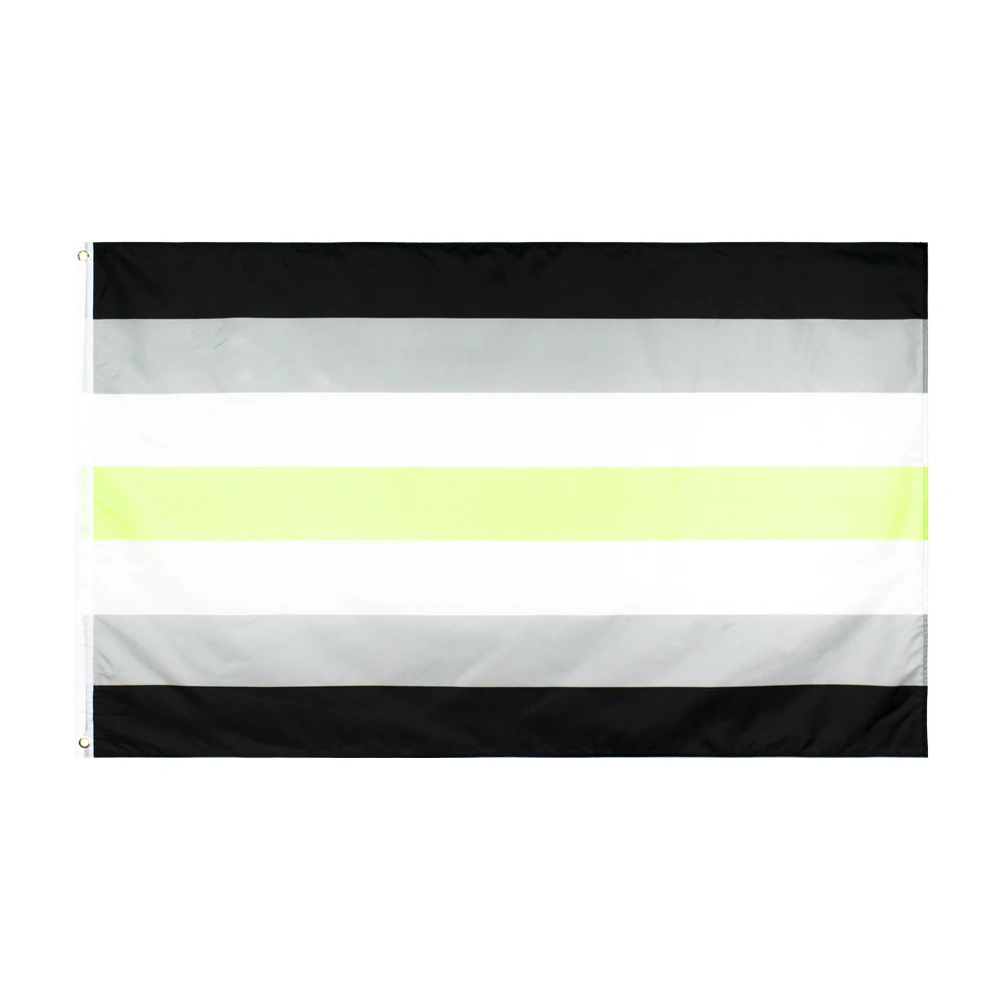 Johnin 90x150cm LGBTQIA Agender Flagge