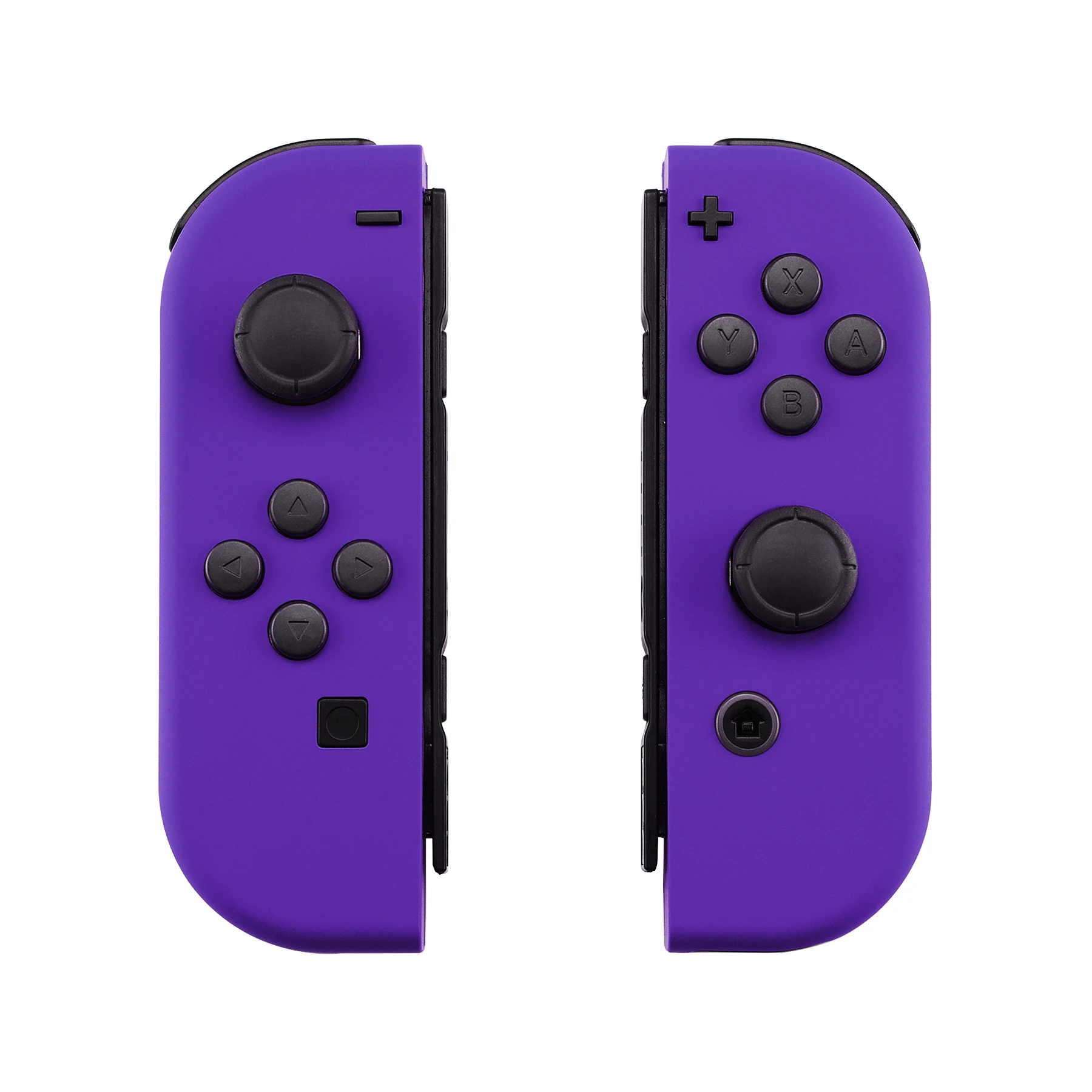 EXtremeRate Benutzerdefinierte Weichen Touch Lila Controller Gehäuse Mit Full Set Tasten DIY Shell