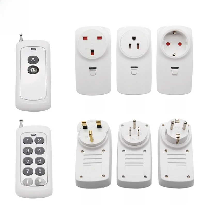 Smart Home Plug Wireless Steckdosen Licht Schalter Sockel US EU UK 16A Elektrische Smart Stecker