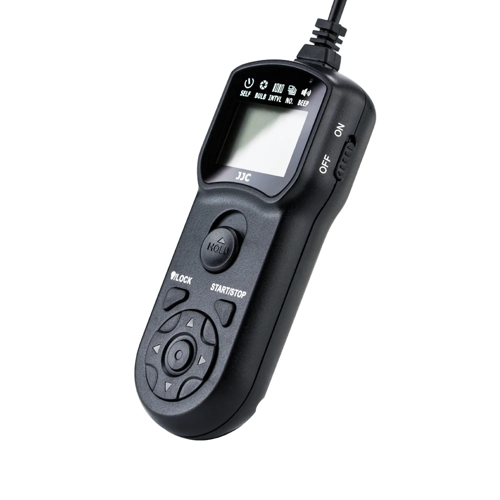 JJC RS-60E3 Timer Fernbedienung Auslöser für Canon EOS R8 R RP R6 R6 Mark II 90D 80D 70D 77D 60D M5