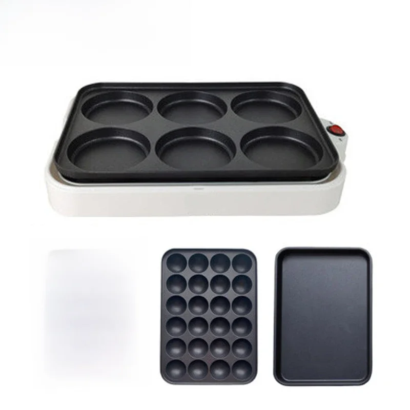 Elektrische Takoyaki Maker Gerösteten Ei Hamburger Maschine Rote Bohnen Kuchen Pie Teppanyaki Grill
