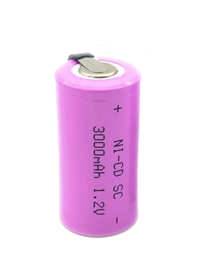 15/18Pcs SC 1,2 V 3200mAh Ni-Cd Akku Sub C NICD Batterien ROSA für elektrische Bohrer