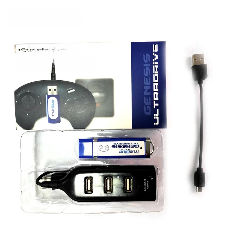 2019 Neuzugang Spiele für 2 Spieler True Blue Mini-Ultra drive Pack für Genesis für Mega Drive Mini
