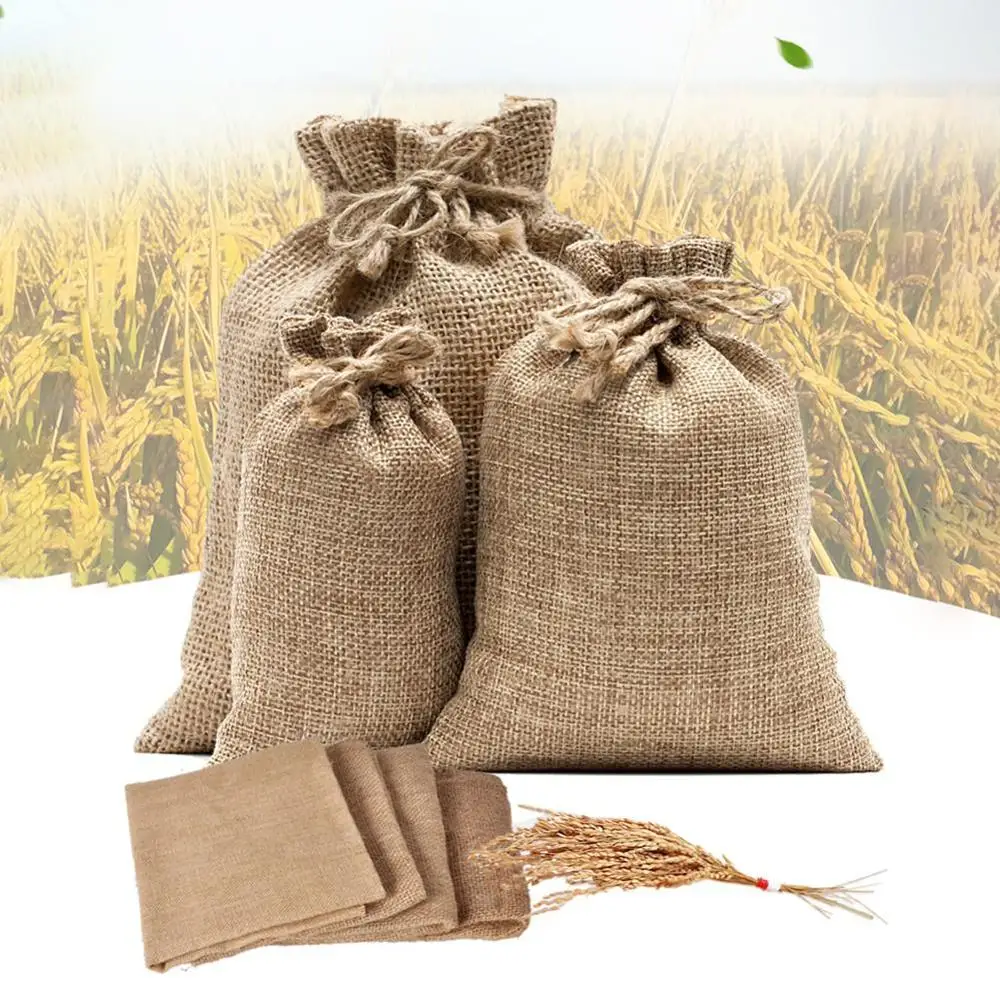 Kartoffel Sack Sackleinen Tasche Dicke Woven Lebensmittel Verpackung Tasche Große Jute Lagerung
