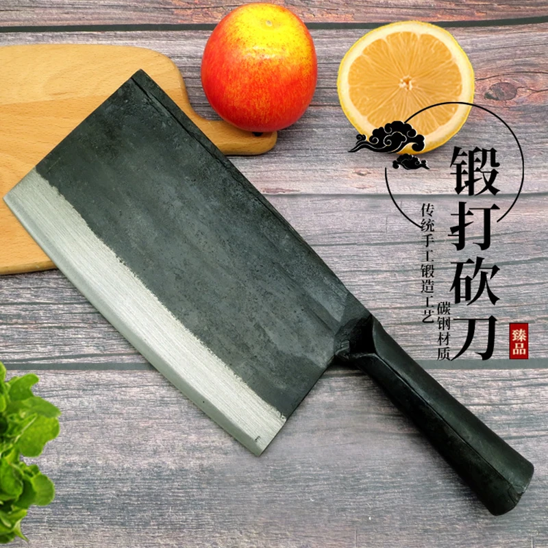 SHUOJI Neue Ankunft Geschmiedetem Küche Messer Handgemachte Hacken Knochen Messer 1,8 CM Dicke