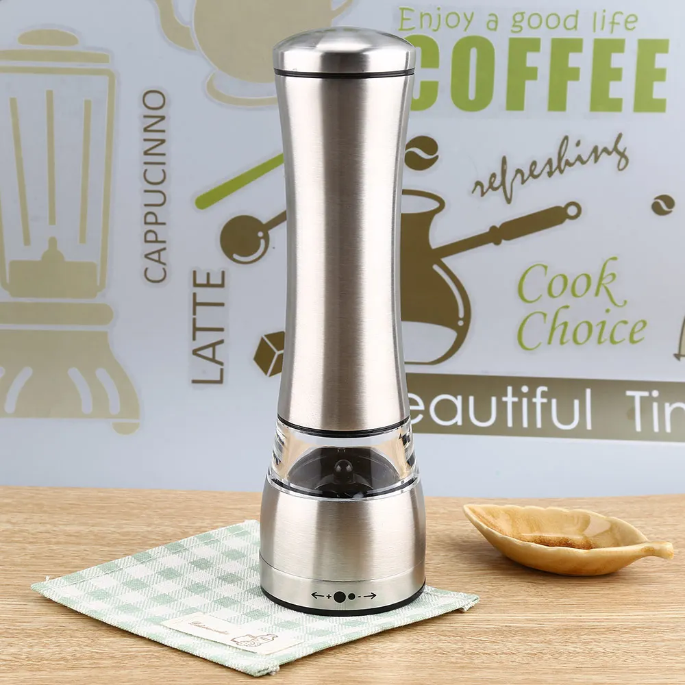 Original Edelstahl Manuelle Pfeffer Salz Gewürzmühle Grinder Küche Zubehör Für Den Einsatz In