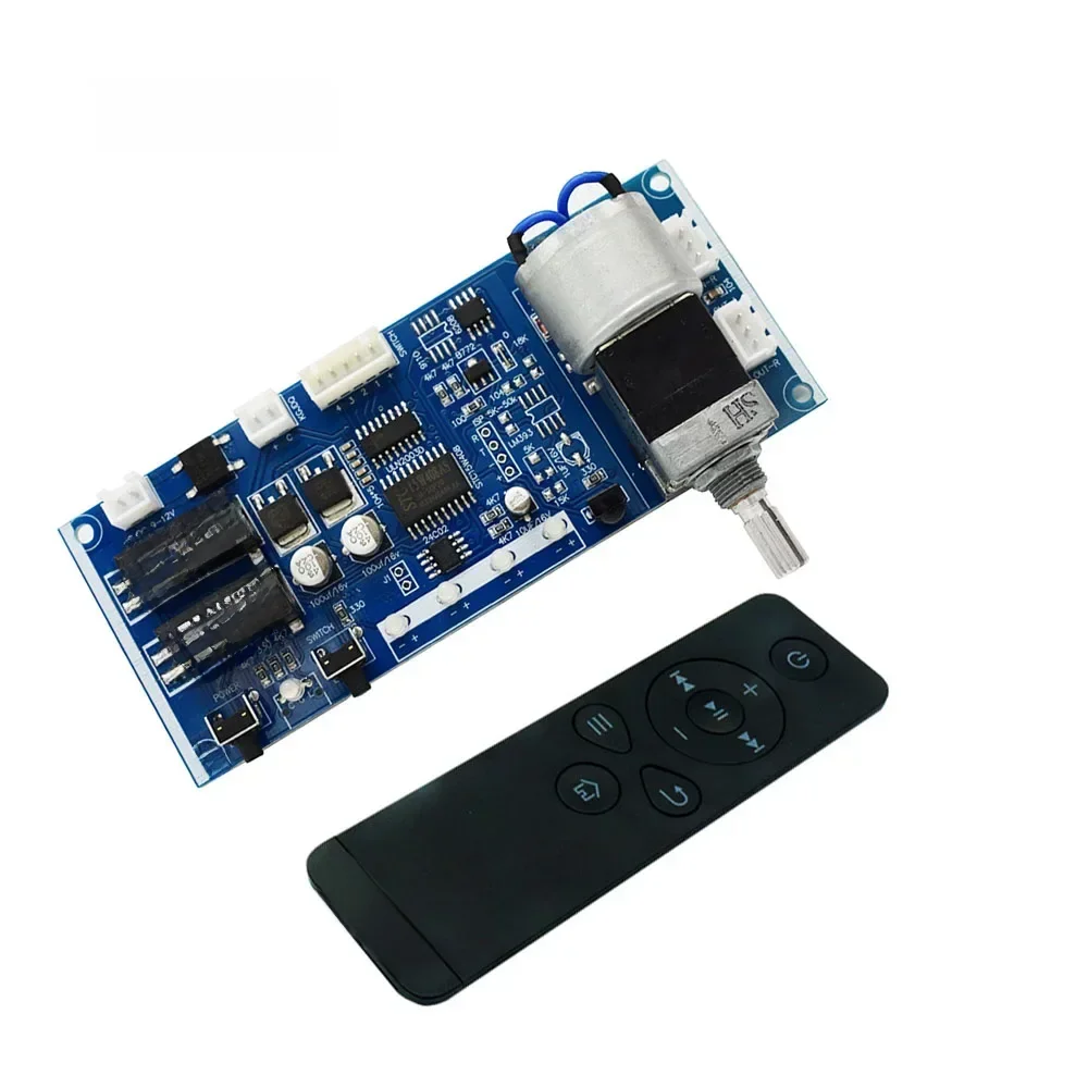 Lusya Remote Preamp Volumen Control Board 4-way Audio Eingang Signal Selector Schalt Bord T1188