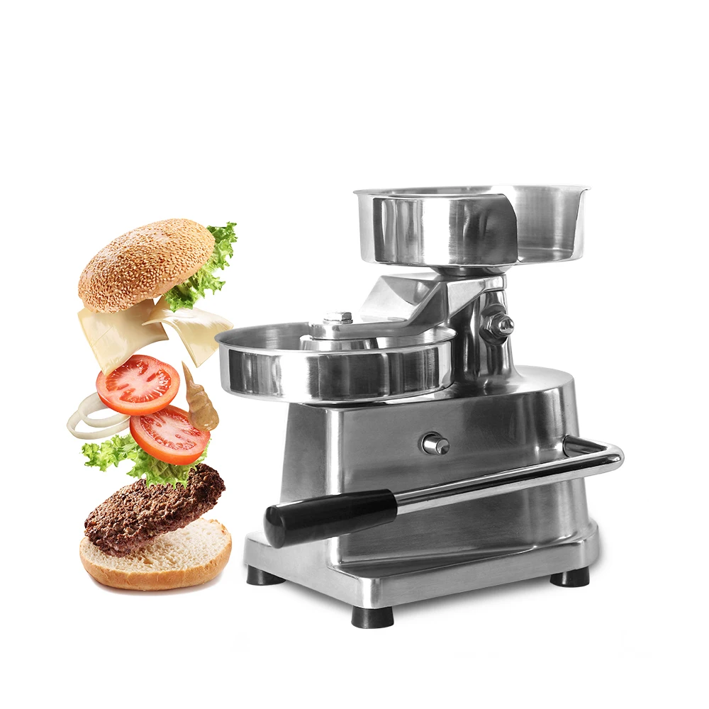 ITOP 15cm Hamburger Presse, Die Maschine Patty Maker Küchenmaschinen Mit 500 stücke Burger Papier
