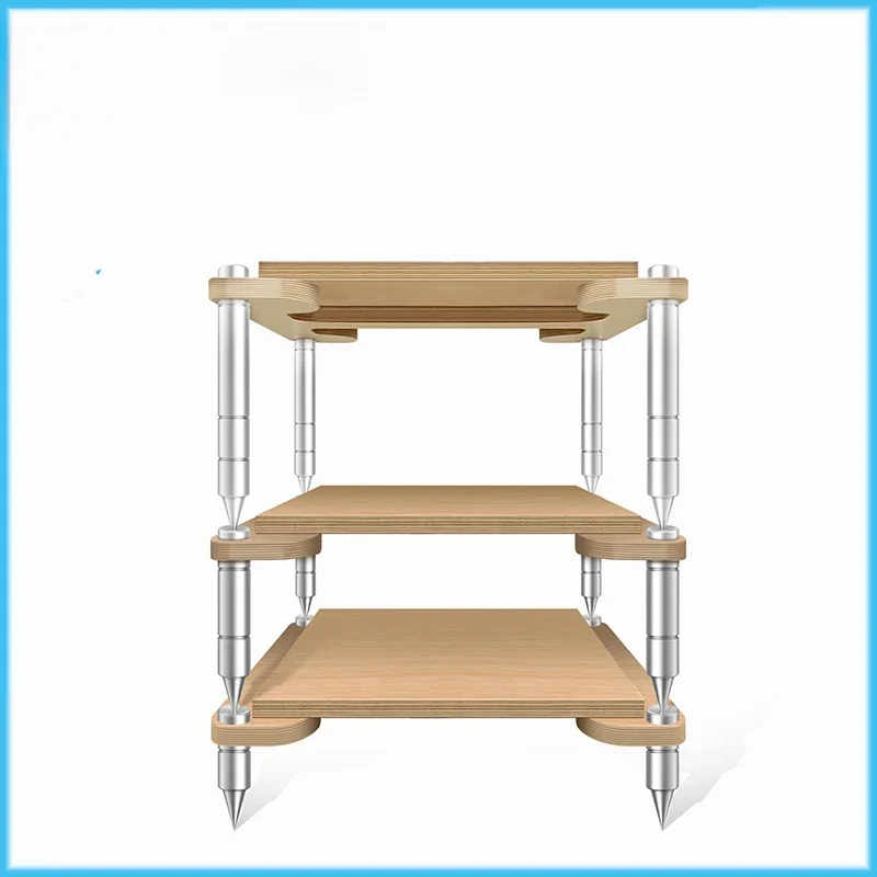 Aluminium Birke HiFi Rack Audio Racks Verstärker Schrank Decoder Rahmen Stoßdämpfer Stativ Regal