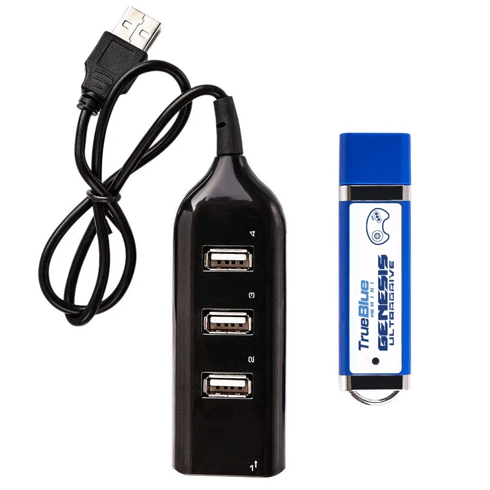 Tragbare 813 Spiele True Blue Mini-Ultradrive Pack Spiel Stick für Genesis für Mega Drive Spiel