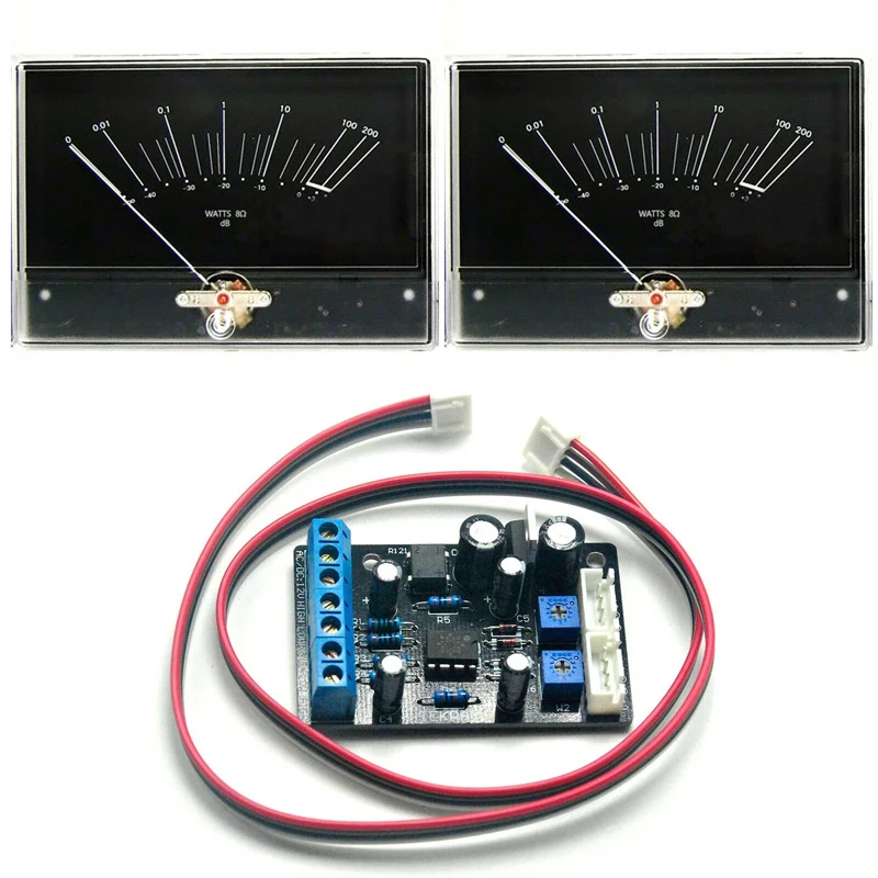 2pc VU Panel Meter Header Abgestimmt zu ONKYO M-5000R Power Verstärker + 1x Fahrer Bord