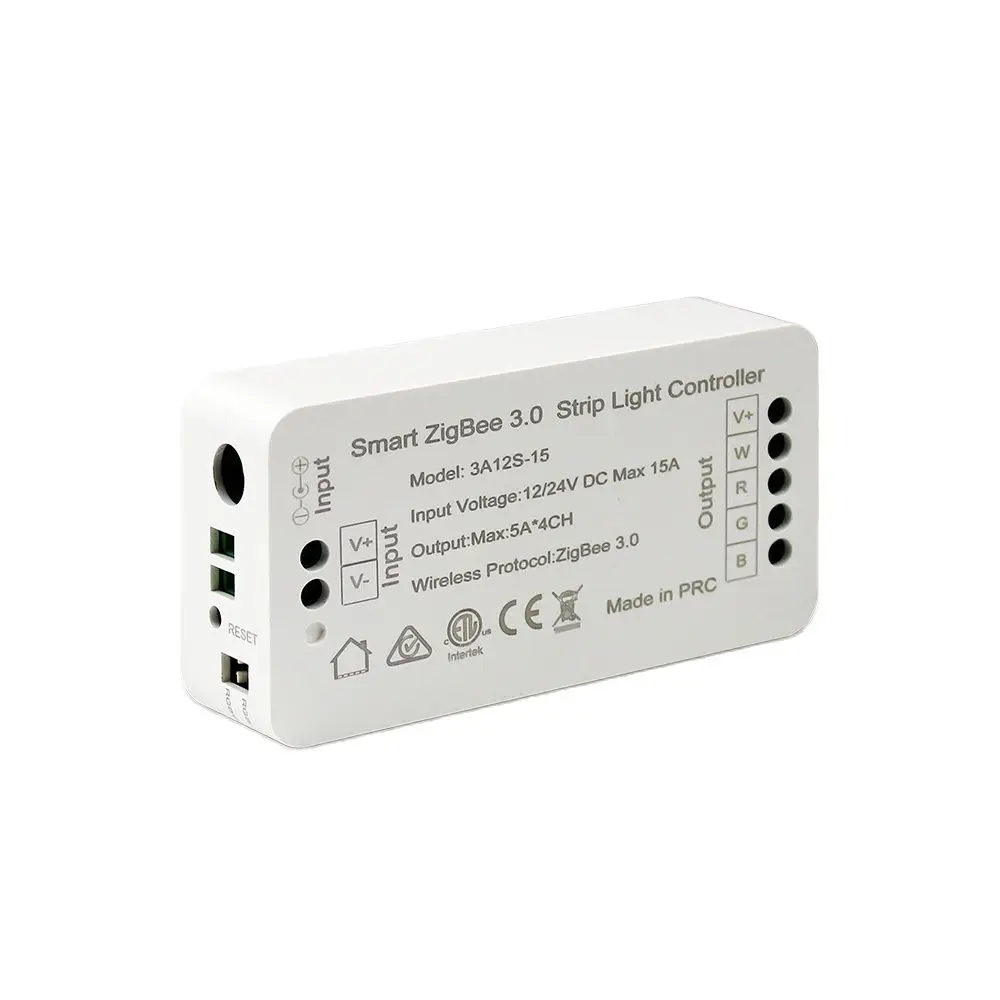 Zemismart Smart Strip Light Driver Zigbee 3.0 RGBW LED Strip Controller DC12V 24V APP-Steuerung