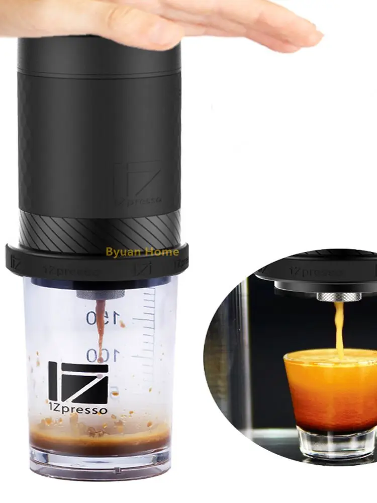 1zpresso Y3 tragbare Espressomaschine, Kapselkaffeemaschine aus Edelstahl, Outdoor-Sport-Design