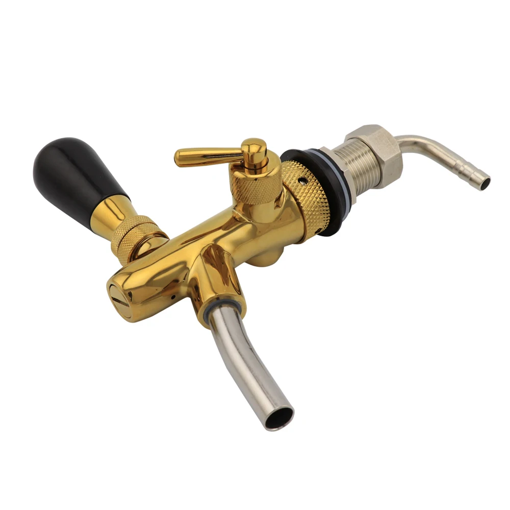 Homebrew Fassbier Wasserhahn Mit Kurzen Schaft Flow Control Bier Wasserhahn Kegerator Bar Cornelius