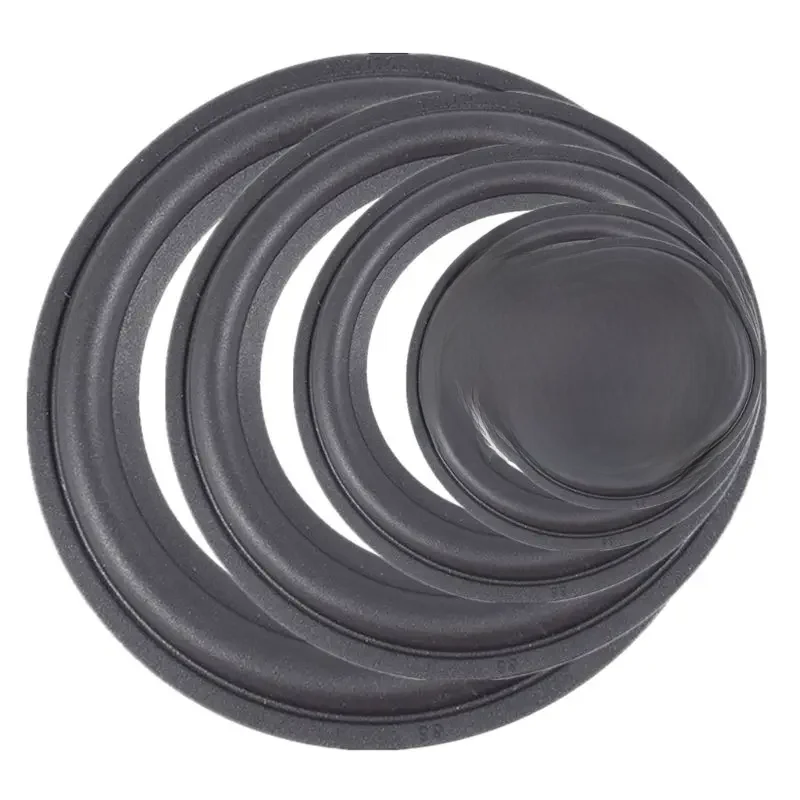 2 PCS 4/5/6,5/8/10/12 "Elastische Gummi Ring Lautsprecher Surround Reparatur schaum Woofer Rand