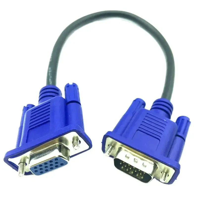 30cm 50cm VGA Kabel Männlich zu weiblich Geflochtene Abschirmung Hohe Premium HDTV VGA computer tv