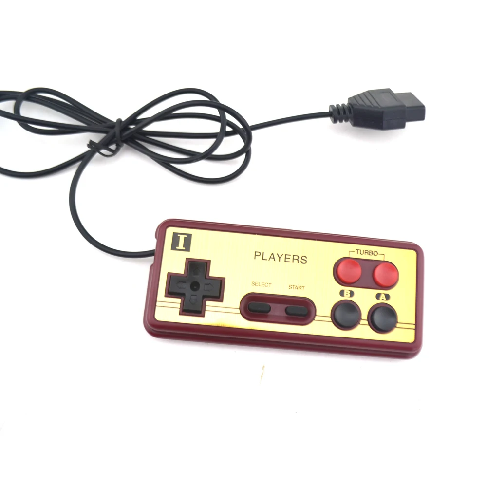 Hohe qualität 15 Pin Vier Tasten Klassische gamepad game controller Für N-E-S/FC klon konsole