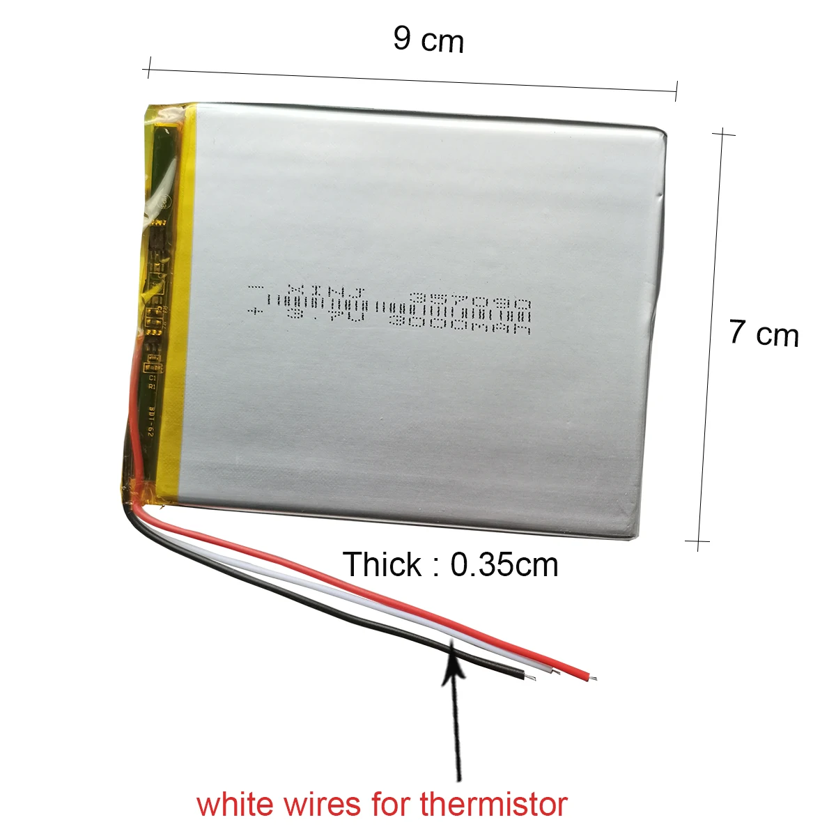 3,7 V 180mAh Lithium-Polymer Lipo Li Batterie 501235 Für DIY Gläser MP4 Bluetooth Lautsprecher