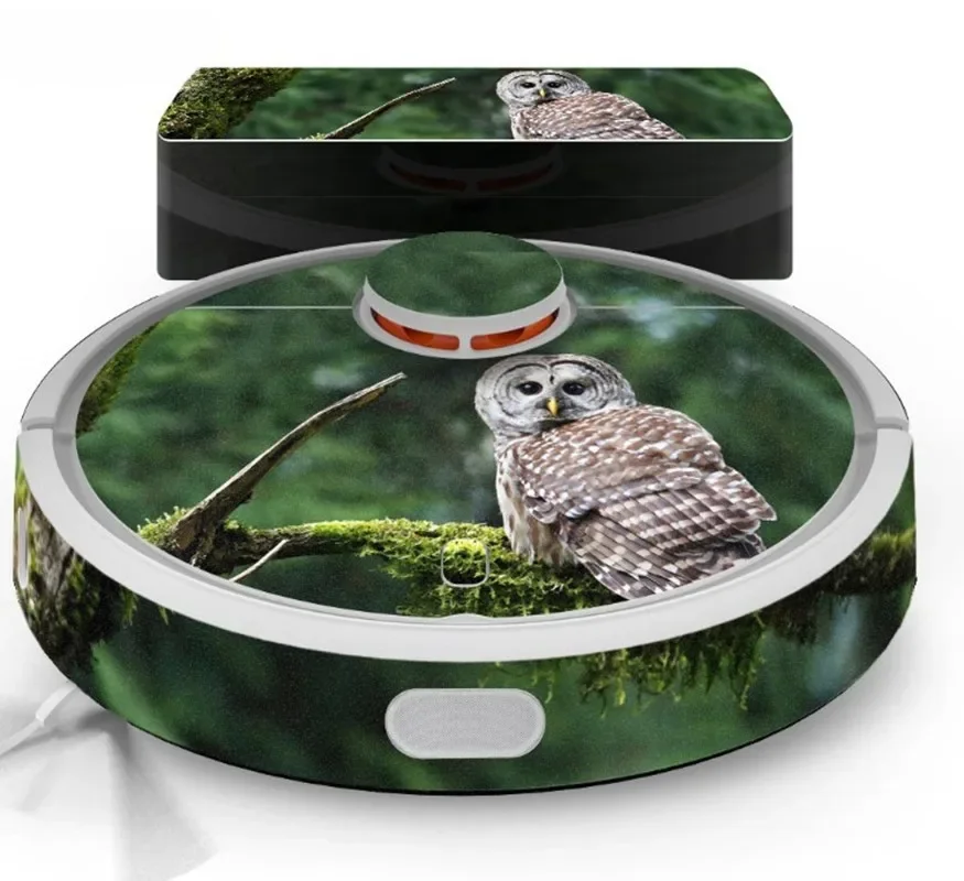 Eulen-Stil Aufkleberfolie für SDJQR01RR SKV4022GL XIAOMI MI Roboter-Staubsauger Verschönernde