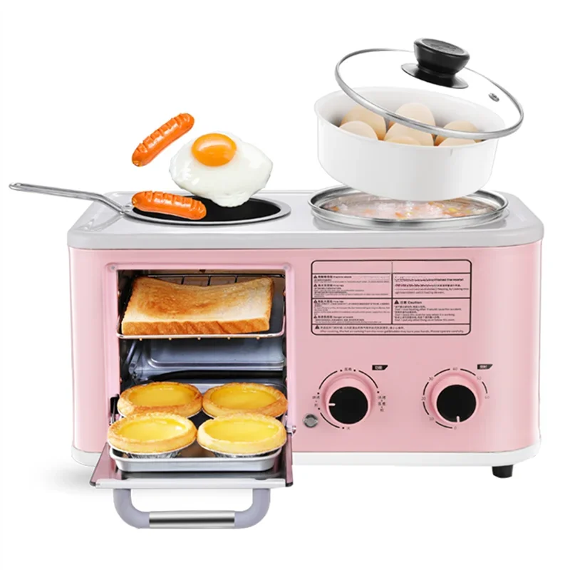 220V Haushalts Automatische Toaster 4 In 1 Multi Frühstück Herd Backofen EU/AU/UK/US stecker