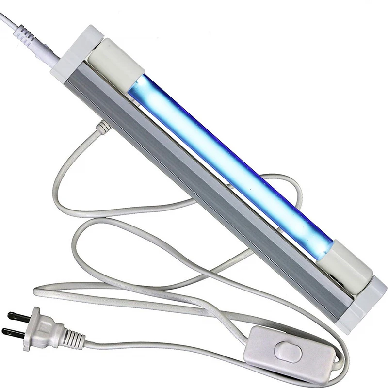 Ozon-UV-keimtötende Licht-T5-Röhre mit Halterung, UV-Sterilisator, tötet Staubmilben, UVC-Quarzlampe
