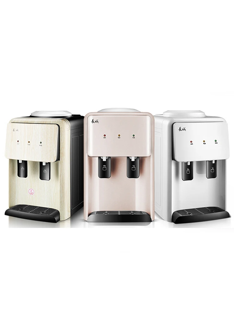 Wasser spender Eis heißer desktop kälte heißer wasser dispenser Schlafsaal mini kleine energiespar