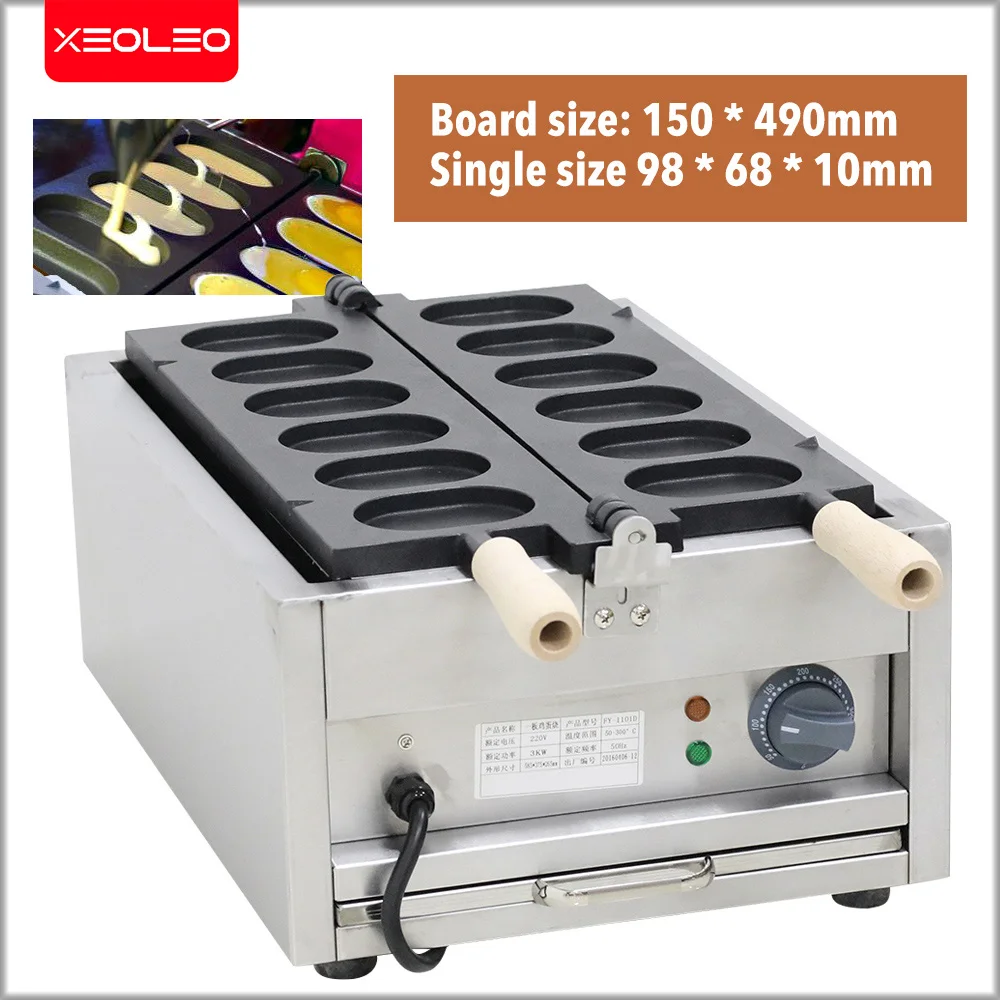 XEOLEO-Máquina Elétrica De Waffle De Bolo De Ovo, Máquina De Hamburger, Máquina De Bolo De Roda,