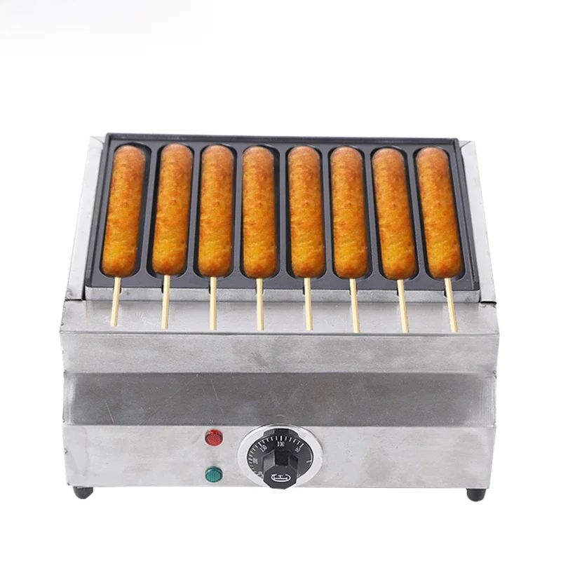 DMWD Kommerziellen Elektrische Knusprig Französisch Hot Dog Lolly Stick Backen Maschine 8 Grids