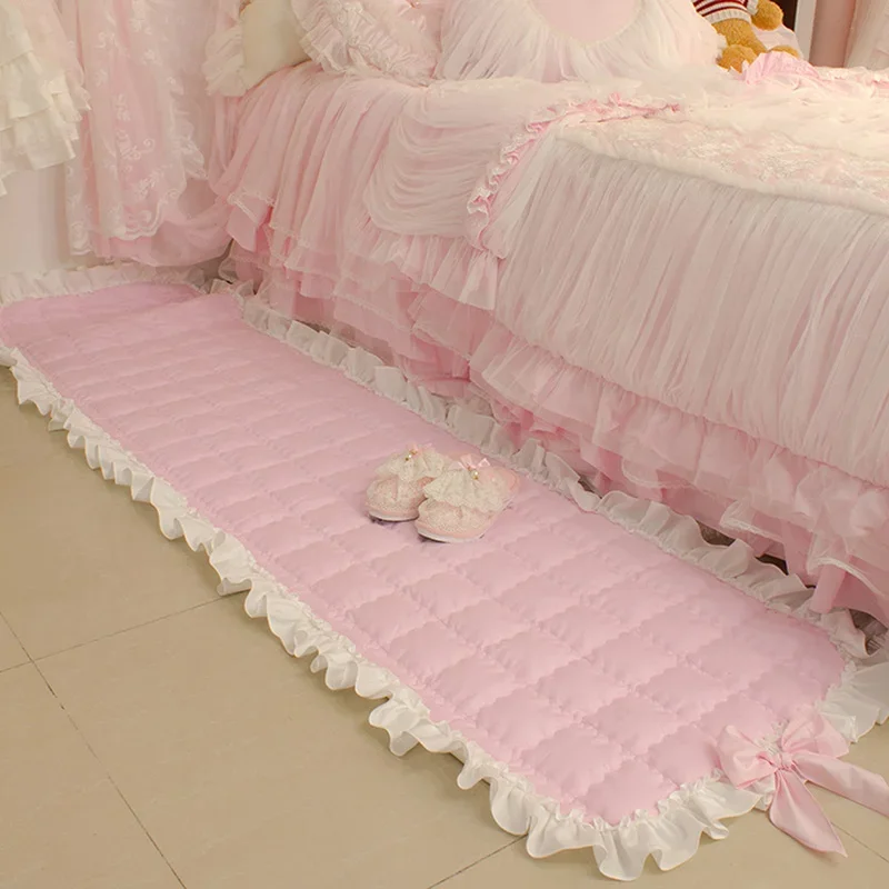 Super Sweet carpet romantic carpets for living room bowknot living room rug bedroom rugs ruffle area