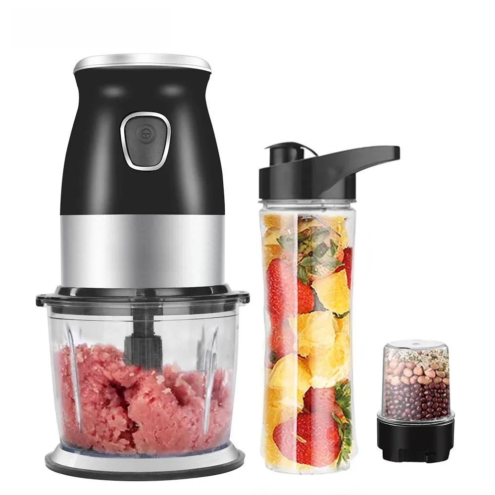 BPA FREI 500W Tragbare Persönlichen Mixer Mixer Küchenmaschine Mit Chopper Schüssel 600ml Entsafter