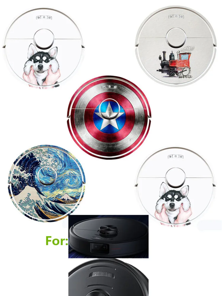 Roboter Staubsauger Pinsel Aufkleber Film für Xiaomi Roborock S6 MaxV Robotic Staubsauger Teile