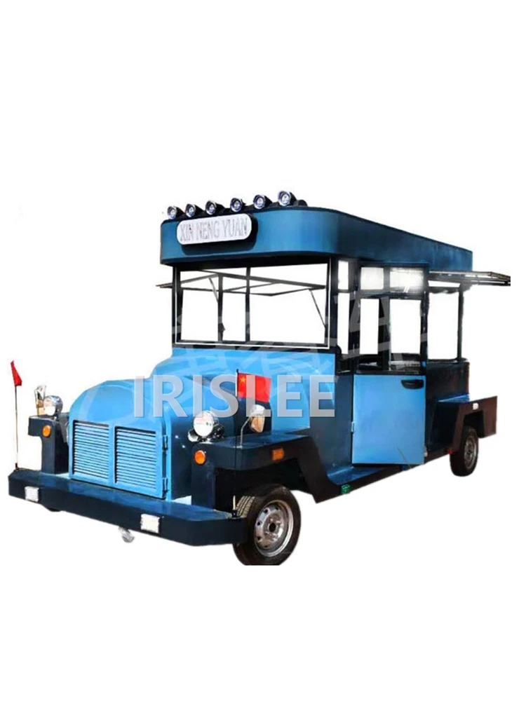 Neue ankunft elektrische außen lebensmittel lkw vintage fast food mobile küche anhänger schmuck