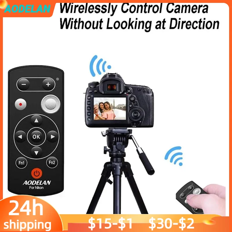 Vervang Nikon ML-L7 Draadloze Bluetooth Camera Afstandsbediening Ontspanknop voor Nikon Z30 Z6II Z7II A1000 B600 P1000 P950 Z50