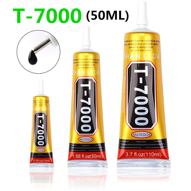 50 ml T7000 Glues Multipurpose Adhesives Super Glues Black Liquid Epoxy Glues For DIY Crafts Glass Phone Case Metal Fabric