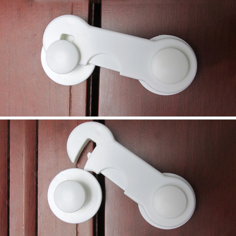10pcs Plastic Cabinet Lock Child Safety Baby Protection From Children Safe Locks for Refrigerators Security Drawer Latches 10pcs