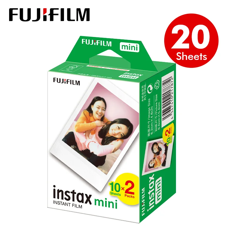 Fujifilm Instax Mini Film Weißen Rand 20 Blätter/Packs Fotopapier für sofortbildkamera Fuji 8/7