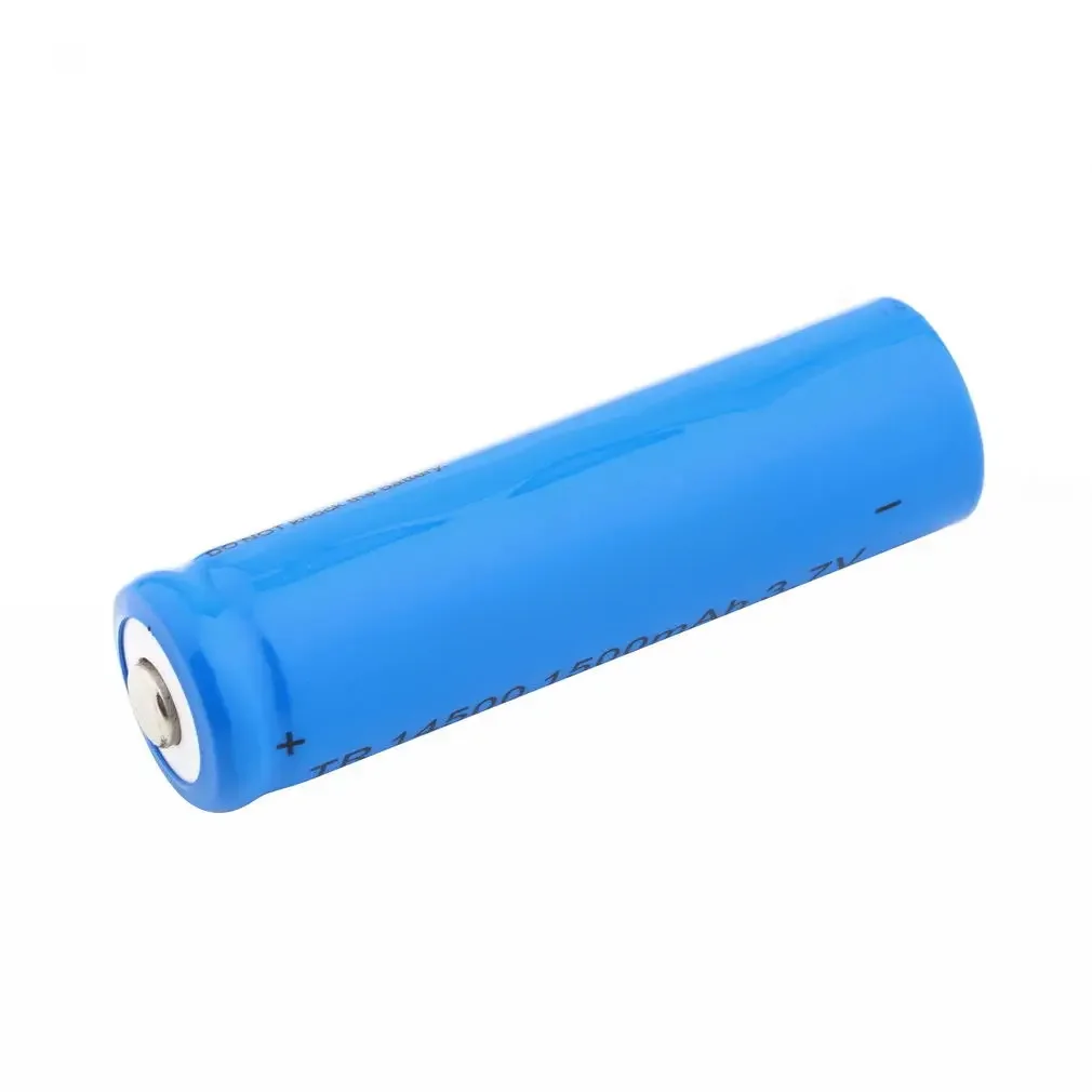 GTF 1 Stück 14500 3,7 V 1500 mAh wiederaufladbarer LI-ION-Akku für LED-Taschenlampen-Akkus