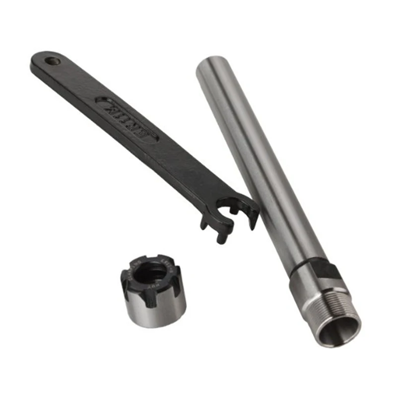 1 Satz C12 ER8 ER11 C12 ER16 ER20 Dorn + 1 Stück Schlüssel 100L 150L 200L Spannzangenfutter gerader Schaft 12 mm Verlängerungsst