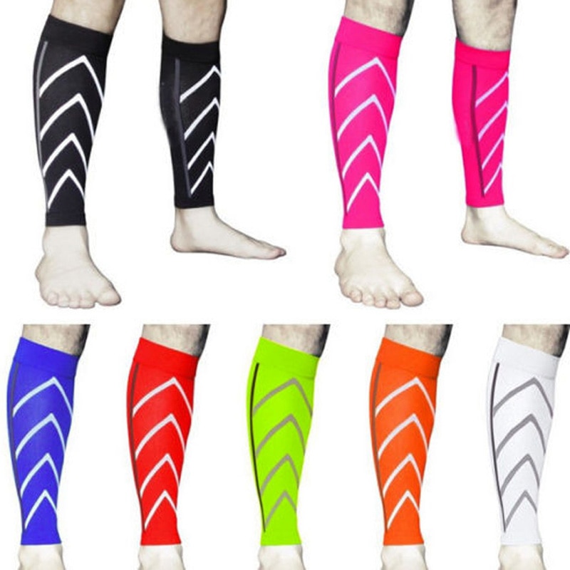1 Pair Calf Support Graduated Compression Leg Sleeve Socks Outdoor Exercise Sports Safety SEC88