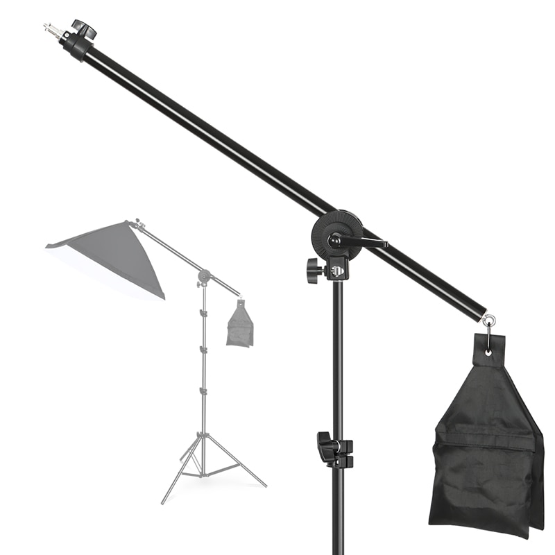 Foto Studio Einstellbare Cantilever Stehen Kreuz Arm Mit Sand Tasche Pivot Clamp Verwenden Für Licht