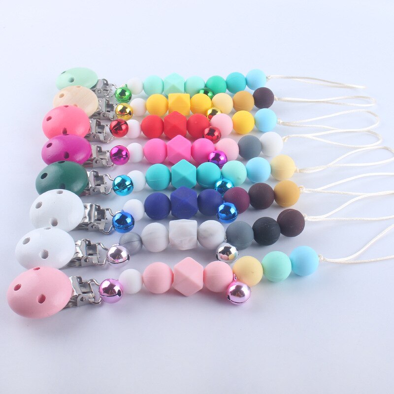 2020 New Baby Care Universal Holder Leash For Pacifiers Kids Nipples Clip Chain Infant Child Soother Beaded Chains Teethers
