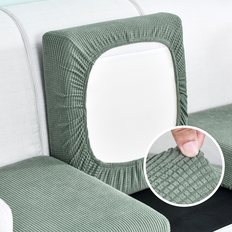 Einfarbig Verdicken Elastische Sofa Abdeckung Wohnzimmer Beschützer Kinder Schutzhülle Couch