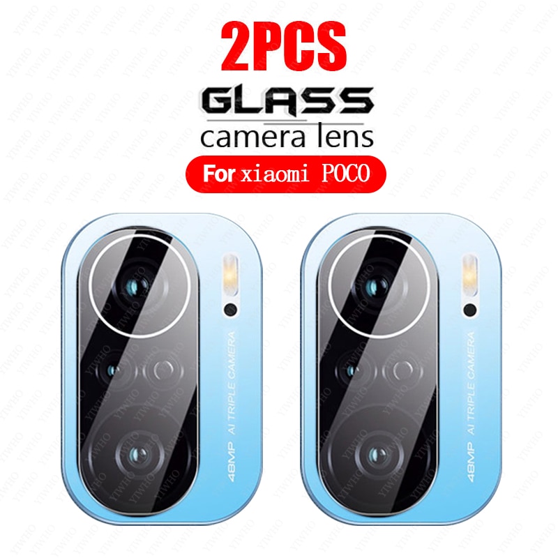 2PCS Poco X3 NFC Pro F3 Zurück Kamera Objektiv Schutz Glas auf Für xiaomi Poco X3 m3 Gehärtetem Glas