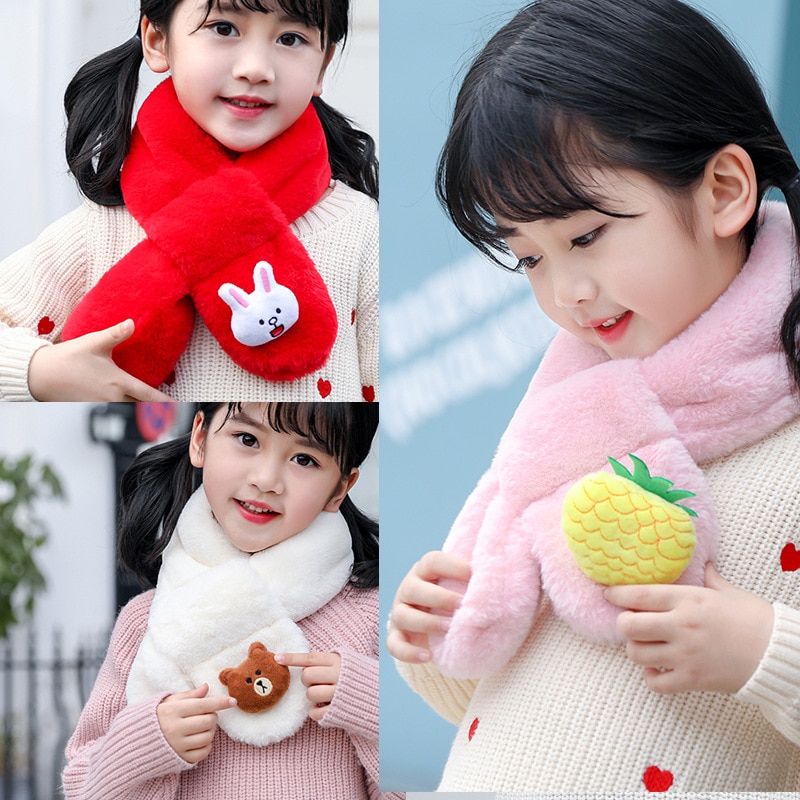 0-12years Children Scarf Winter Autumn Baby Girls Baby Boys Warm Collars KF399