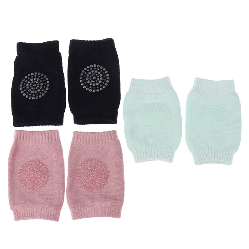 1Pair Soft Anti-slip Safety Crawling Elbow Cushion Knee Pad Semi-combed Terry Dispensing Baby Infant Born Toddler Kids