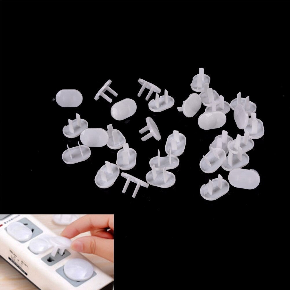 30 Pcs Power Socket Electrical Outlet Baby Kids Child Safety Guard Protection Anti Electric Shock Plugs Protector Cover