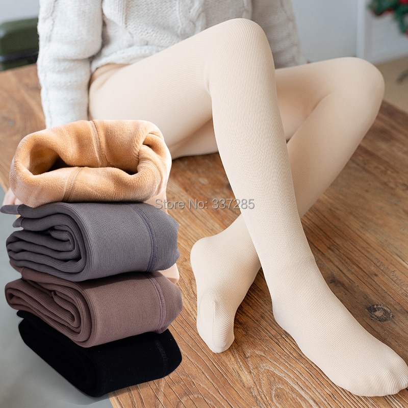 winter kids girls Plus velvet thickening Children Pantyhose Cotton warmer striped Tights for Girls Baby Girl Winter Clothes